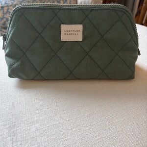 Loeffler Randall Georgette - Quilted Cosmetic Pouch - Sage